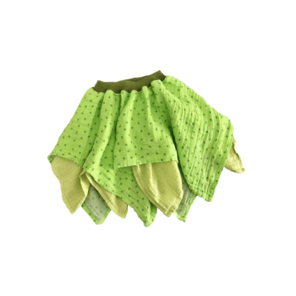 Kostenloses Schnittmuster & Nähanleitung für einen Rock aus Mullwindeln zum selber nähen