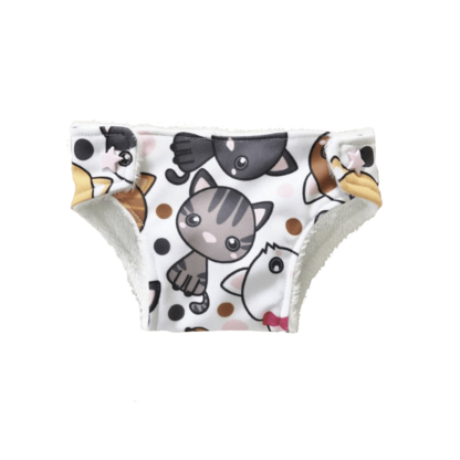 Kostenloses Schnittmuster & Nähanleitung für eine Puppenwindel zum selber nähen