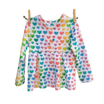 Allround Cardigan Schnittmuster und Nähanleitung für eine Strickjacke für Babys und Kinder