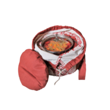 fluffncook Kochsack mit Topf und Essen