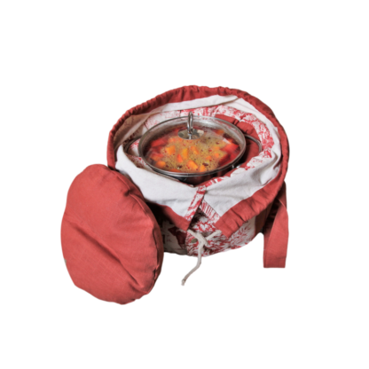 fluffncook Kochsack mit Topf und Essen