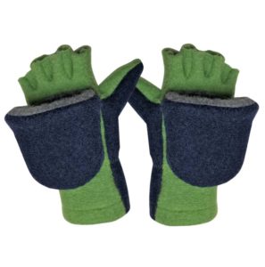 Fingerfluffs Schnittmuster und Nähanleitung für Handschuhe mit Klappe