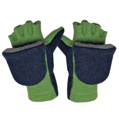 Fingerfluffs Schnittmuster und Nähanleitung für Handschuhe mit Klappe