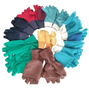 Fingerfluffs Schnittmuster und Nähanleitung für Handschuhe mit Klappe