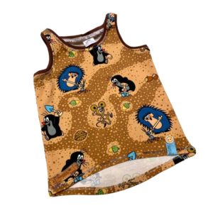 Schnittmuster und Nähanleitung für ein Kinderunterhemd Gr. 56/62 - 164/170 Vokuhila Variante